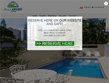 Tablet Screenshot of hotelaramo.com